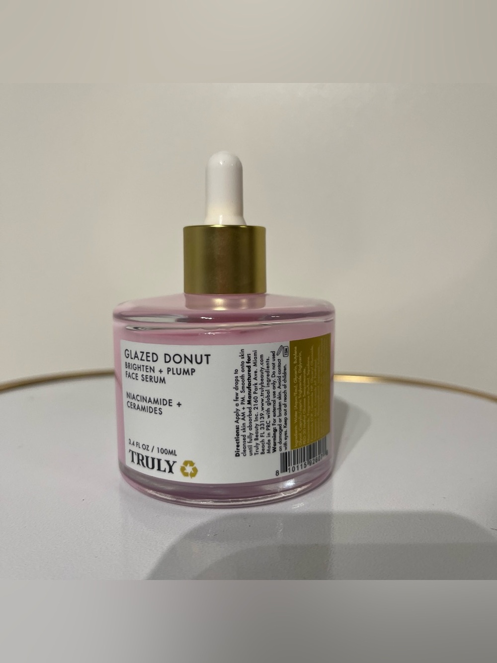 TRULY Glazed Donut Face Serum — BRAND NEW 3.4oz